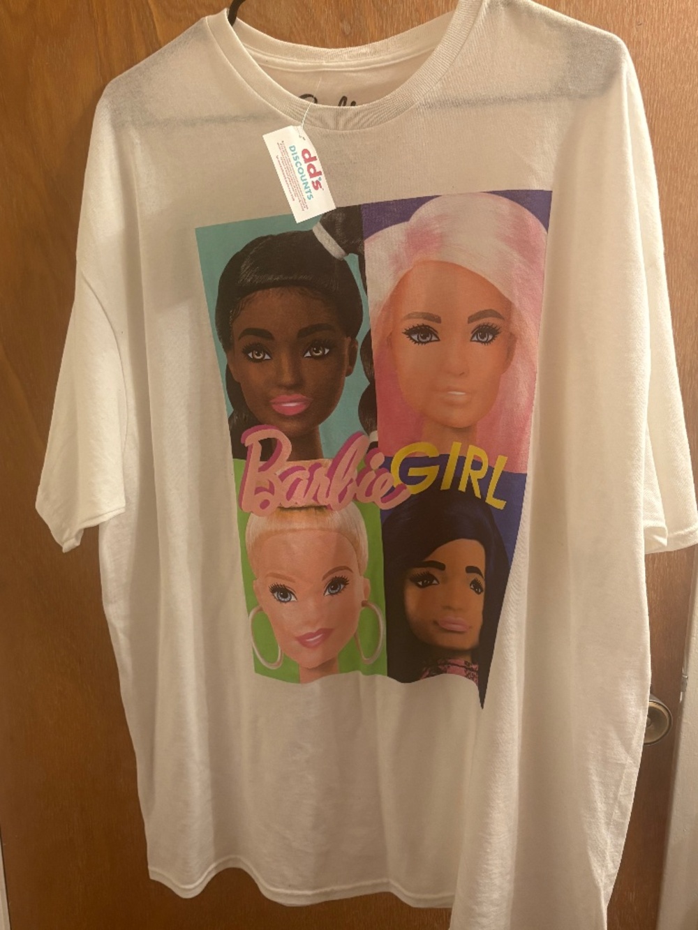 Men's Barbie girl shirt 2x new with tags